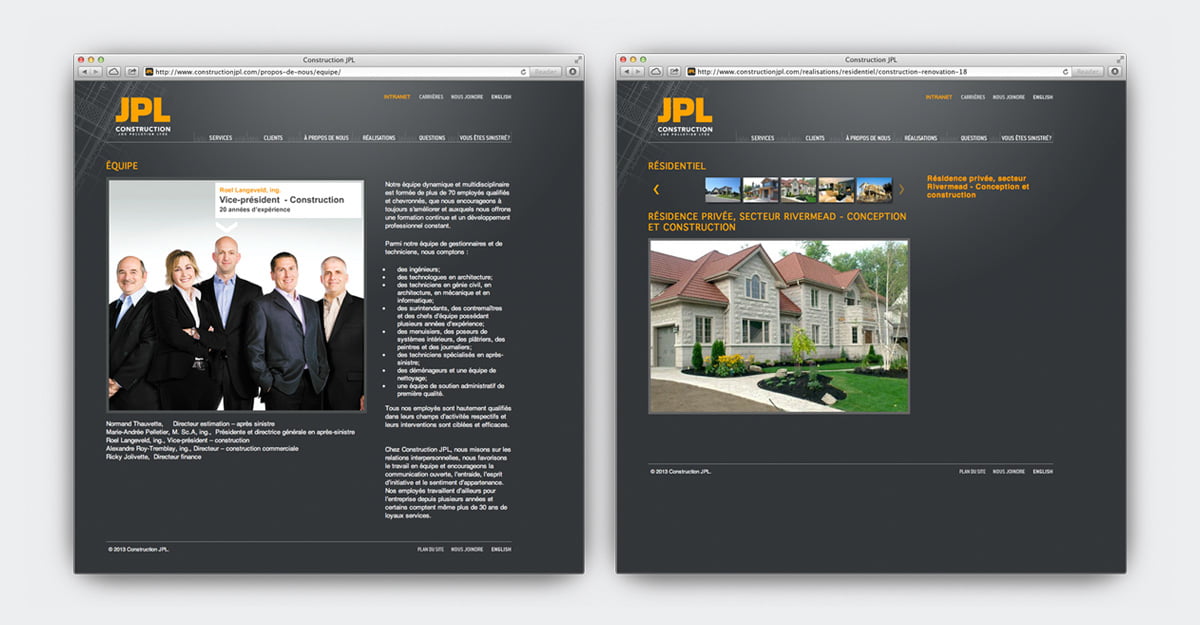 Construction JPL - Branding