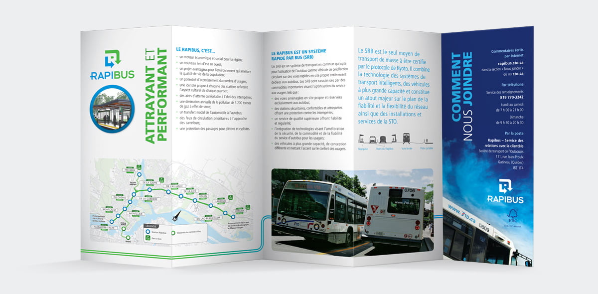 Société de transport de l'Outaouais - Image de marque – Rapibus