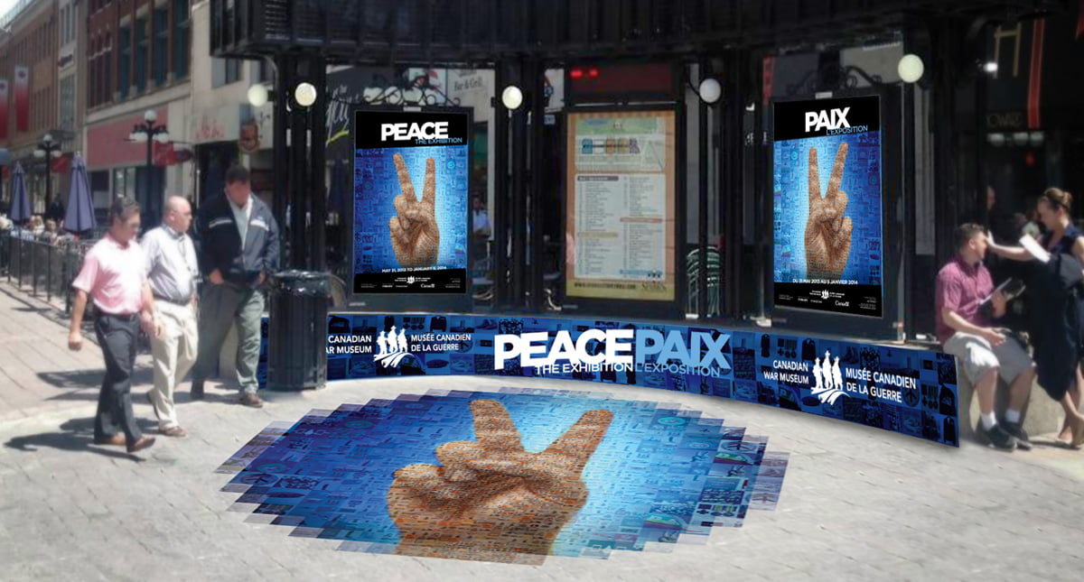Canadian War Museum - Advertising Campaign – Peace Exhibition