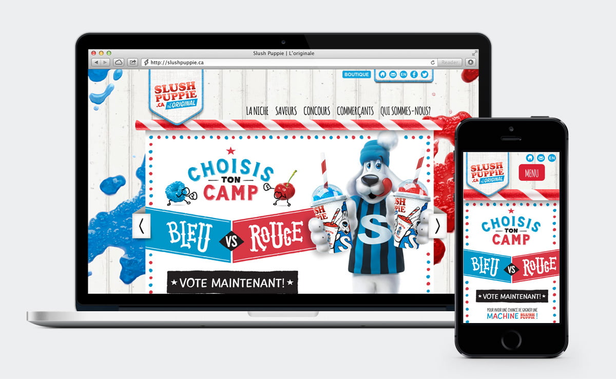 Slush Puppie Canada - Advertising Campaign – Choose your Side Contest