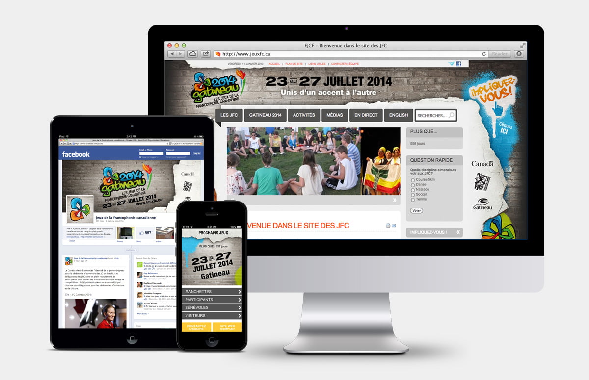 Canadian Francophone Games 2014 - Branding