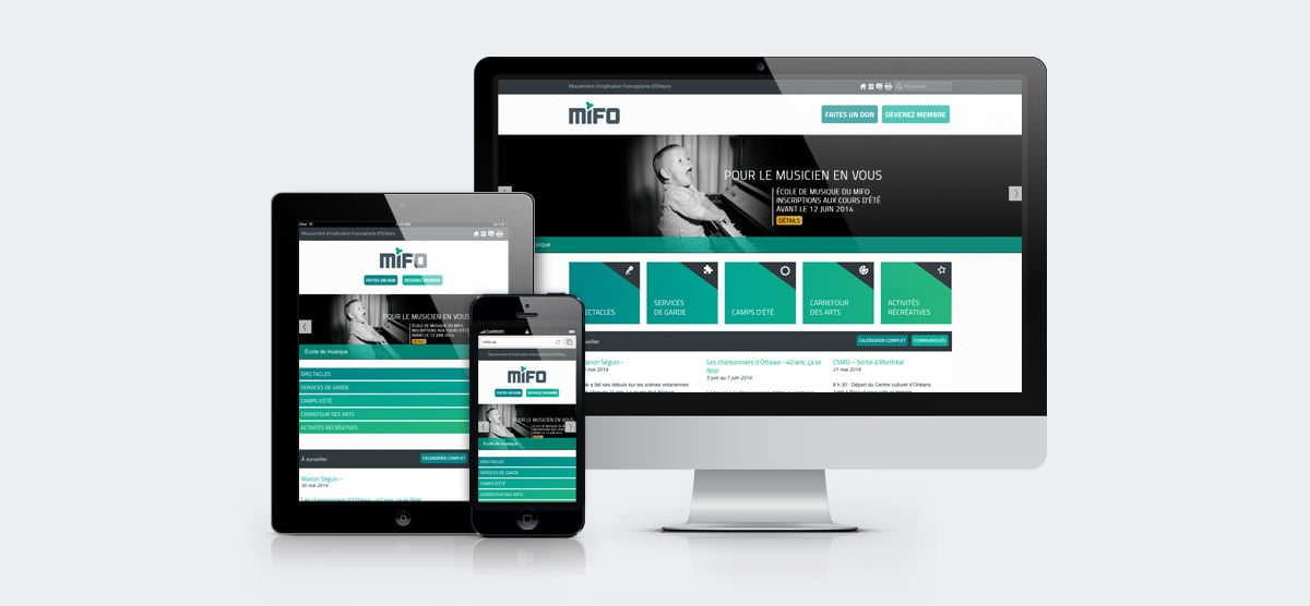 MIFO - Image de marque et site Web