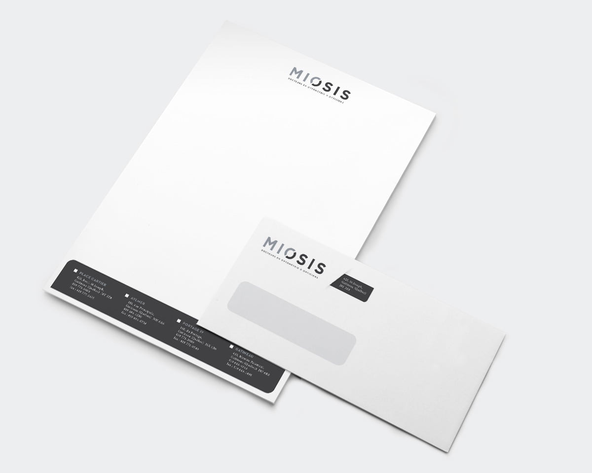 Miosis - Image de marque et site Web