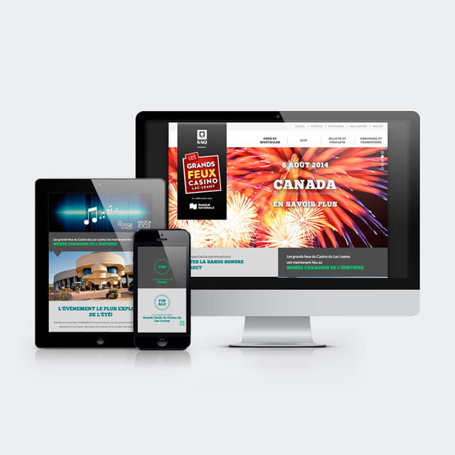 Feux du Casino – Site Web